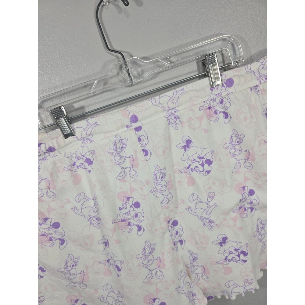 Disney Parks Pink Minnie Mouse & Daisy Drawstring Shorts sleep Womens Size 3X BL - Picture 6 of 6